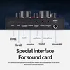 BM800 Professionell kondensor Mikrofon V8 Sound Card Set för webbsändning Live inspelning