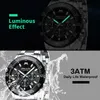 Zegarstka Relogio Masculino 2022 Mężczyźni oglądają najlepszą markę Megalith Waterproof Waterproof Waterproof Luminous Sport Chronograph Quartz Clock