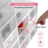 Органайзер для пылезащищенного обуви - Boxes Clear Plastic Clackable, кроссовки контейнеров, организаторы шкафа и мусорные баки