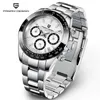 Pagani Design Toppmärke Mäns Sport Quartz Klockor Sapphire Rostfritt Stål Vattentät Kronografi Luxury Reloj Hombre 210804