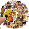 Halloween 50 SZTUK Vinyl Naklejki Bomb Horror Doodle Naklejki Samochodowe Wodoodporne dla DIY Laptop Deskorolka Rowerowe Motocykl Dekoracji Prezenty