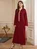 Vêtements ethniques Ramadan Kaftan Marocain Abaya Dubai Muslim Muslim Fashion Abayas pour femmes Robes turces Islam Robe Femme de Moda Musulmana