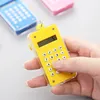 Student candy color mini calculator portable primary school math learning stationery wholesale