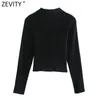 Kvinnor Mode Solid Slå ner Krage Double Slider Zipper Knitting Sweater Femme Långärmad Chic Cardigan Coat Tops S486 210420