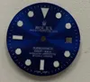 Blå Lysande 29mm Watch Dial med R-logotyp för 2836,2824, 8215 och Mingzhu Rörelse Reparationsverktyg Kit