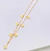 Savi Ins Cold Wind Stacking Golden Women Necklace Soldier-Avatar Collar Chic Neck Chain Jewelry Chains