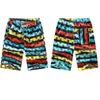 Yiwa uomini pantaloncini di grandi dimensioni Stampa colorata a secco rapido spiaggia sottile Micro Elasticità Abbigliamento da uomo's