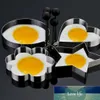 1 pz acciaio inossidabile stampo per uova fritte decorazione frittura di uova pancake strumenti di cottura gadget da cucina forma casuale prezzo di fabbrica design esperto qualità