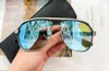 Espelho azul de prata óculos de sol piloto óculos de sol GAFA de Sol Sun Shades UV400 Proteção Eyewear com caso