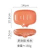 Creative Fashion Soap Dish Hotel Bath Tools Colorful Ceramic Soaps Box Water Draining Rack for Bathroom