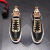 2021 Sneakers con piattaforma di lusso da uomo Spring Glitter strass Low Top Casual Flats Scarpe Uomo Crystal Punk Mocassini Zapatos Hombre