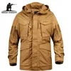 Mege Men Tactical Chard US Armary M65ミリタリーフィールドジャケットトレンチコートパーカーCasaco Masculino Windbreaker Jaqueta Masculina 211110