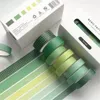 Home 8 Stks / set Leuke Solid Color Washi Tape Grid Maskering Tape Kawaii Decoratieve Adhesive Sticker Scrapbook Diary Briefpapier 2016