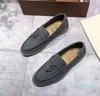 Suede leather Mens Walk shoes luxury sneakers nubuck designer Flats Slip-on dress shoe Large size 45 46