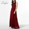 Summer Women Maxi Party Spaghetti Strap Elegant Lady Burgundy Sexy Backless Long Night Dress 210415