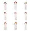 NEWChildren Hairpins Hair Accessories Storage Belt Hanging Decorative Woven Rainbow INS Nordic Style Wall Hang Finishing Belts Rack EWC7119