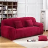 Chair Covers 1-4 Seaters Thick Plush Recliner Sofa Retro Stretch Cover Set Soft Elastic Couch Slipcovers Para