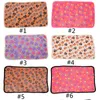 Dog blanket pet throws Flannel blanketS kennels Super Soft Fluffy Premium Fleece DogS paw print Puppy Cat 18 colors WLL907