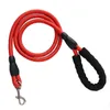 1,5 m/2m/3m Terylene reflekterande Hållbar hund Leashes Training Running Medium Stora hundar Krage Labrador Rottweiler Lead Rope Soft Padded Handtag JY0546