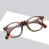 Klassische quadratische Designer einfache und schlanke optische Rahmen große Augen Kunststoff solide Gläser Mode Sonnenbrillen Rahmen für Männer Frauen 4 Farben Großhandel
