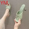 2020 sommer ferse High Heels Sandalen dame Pumpen klassiker slip auf Schuhe sexy Frauen party schuhe Hochzeit Pumps Y0608