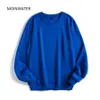 Moinwater Kobiety Casual Bluzy Lady Streetwear Bluzy Kobiet Terry White Black Hoodie Topy Odzieżowa MH2002 210721
