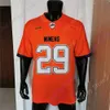 COE1 2021 NEW NCAA UTEP Miners Football Jersey 29 AA。アーロンジョーンズカレッジジャージーオレンジネイビーサイズの若者の大人