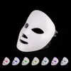 Photon led mask 7 lights therapy skin care facial for acne treatment USB wireless