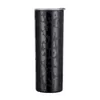 Black Leopard Skinny Tumbler 20oz Slim Water Bottle GA warehouse Great Drinkware Gift Tumblers for Cold and Hot Water DOMIL106-1175