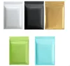2023 remarque couleur lors de la commande sac blanc noir mat sac refermable Zip Mylar sac de stockage des aliments sacs en papier d'aluminium sac d'emballage en plastique pochettes anti-odeurs