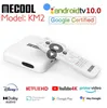 MECOOL KM2 4K Android 10 TV Box Amlogic S905X2 2GB 8 Go USB3.0 2T2R double WiFi HDR VS X96 MAX Plus