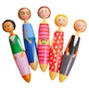 Милый веселый мультфильм шариковые ручки оригинальность кукла ручка студент офис стационарный поставки новинка Rra10388