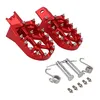 Pedalen motorcross footlest voetspegs motorfietsvoet pinnen aluminium wide9593767