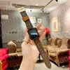 Watch Straps Guard 42mm bands 38mm 40mm 44mm For Apple strap iwatch series 6 3 4 5 SE 7 Watchband leather Bracelet Gold Men Women Fashion Brown Luxury Christmas Present