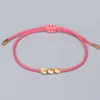 Bracelet tibétain bracelet en corde rouge tissé à la main bracelet en perle de cuivre pour hommes brassard brassard für herren