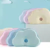 Nube anti rollo de almohada en forma de nube en forma de niño Posicionador de dormir Cojín plano cabeza plana Born Baby Redding Almohines