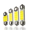 2 stks 12smd White Color COB Festoen Koepelverlichting Lezen Lamp 31mm 36mm 39mm 42mm 3W Auto LED-lampen Interieur DC 12V