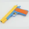 M1911 pistolets jouets pour garçons avec une balle douce manuelle couleurs pistolet tireur d'élite en plastique modèle d'anniversaire cadeau d'anniversaire