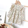 Gooporson Herbst Blumenmädchen Kleider Nette Koreanische Kleinkind Chidlren Kostüm Herbst Kleines Mädchen Kleidung Baby Kinder Kleid Vestidos Q0716