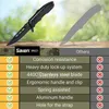 Spring Assisted Knife Pocket Folding Tactical Messen - Goed voor Camping Hunting Survival Indoor en Outdoor Activiteiten Mens Gift