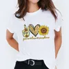 T-shirty Top dla kobiet Kwiatowy Kwiat Podróże wakacje 90. Drukowanie Drukuj Lady Kobiet Graficzny T Shirt Damska Koszulka Koszulka Damska