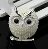 Pearl Owl Brooch Pins Silver Gold Bird Brooches Business Suit Dress Tops Corsage for Women Men Fashion Jewelry Will and Sandy