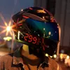 Motorcykelhjälmar Senaste hjälm Racing Capacete Motocross Winter Bicycle Full Face Cascos