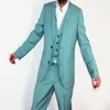 Męskie Garnitury Blazers 2021 Odzież Niestandardowa dla West Slim Fit Groom Dress Ball Moda Trends Najnowsze Kurtka Spodnie Prom Costume Homme