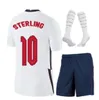 2021 Harry European Cup Kids Kit National Team Kane Soccer Jerseys 20 21 Rashford Sancho Rooney Sturridge Sterling Henderson Vardy Youth Child Football Shirt