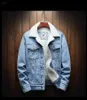 Erkekler Kış Jean Ceketler Giyim Sıcak Denim Mont Erkekler Büyük Boy Yün Astar Kalın Kış Denim Ceketler Artı Boyutu XS-6XL 220119