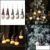 Dekoracje świąteczne Świąteczne Party Supplies Home Garden 5x Rok Tree Breien Hanger Angel Topper Dog Zabawki 0916 Drop Dostawa 2021 Jwczu