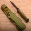 GB G1500 Survival Survival Nóż 4 Modele 12C27 Sawtooth Czarny Titanium Powlekany Punkt Kropla Stałe Ostrze Camping Piesze Wycieczki Polowanie Noże Taktyczne z osłoną Kydex