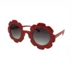 2021 Sun Flower Kids Kids Cute Round Shape Baby Sunglass المتلألئ بلينغ الزهور الأطفال النظارات M024