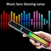 Музыка синхронизация Светодиодная полоса светильника звукоподглазывание Pickup Rhythm Lamp, активированная голосовая атмосфера RGB Light Bar для автомобильной вечеринки